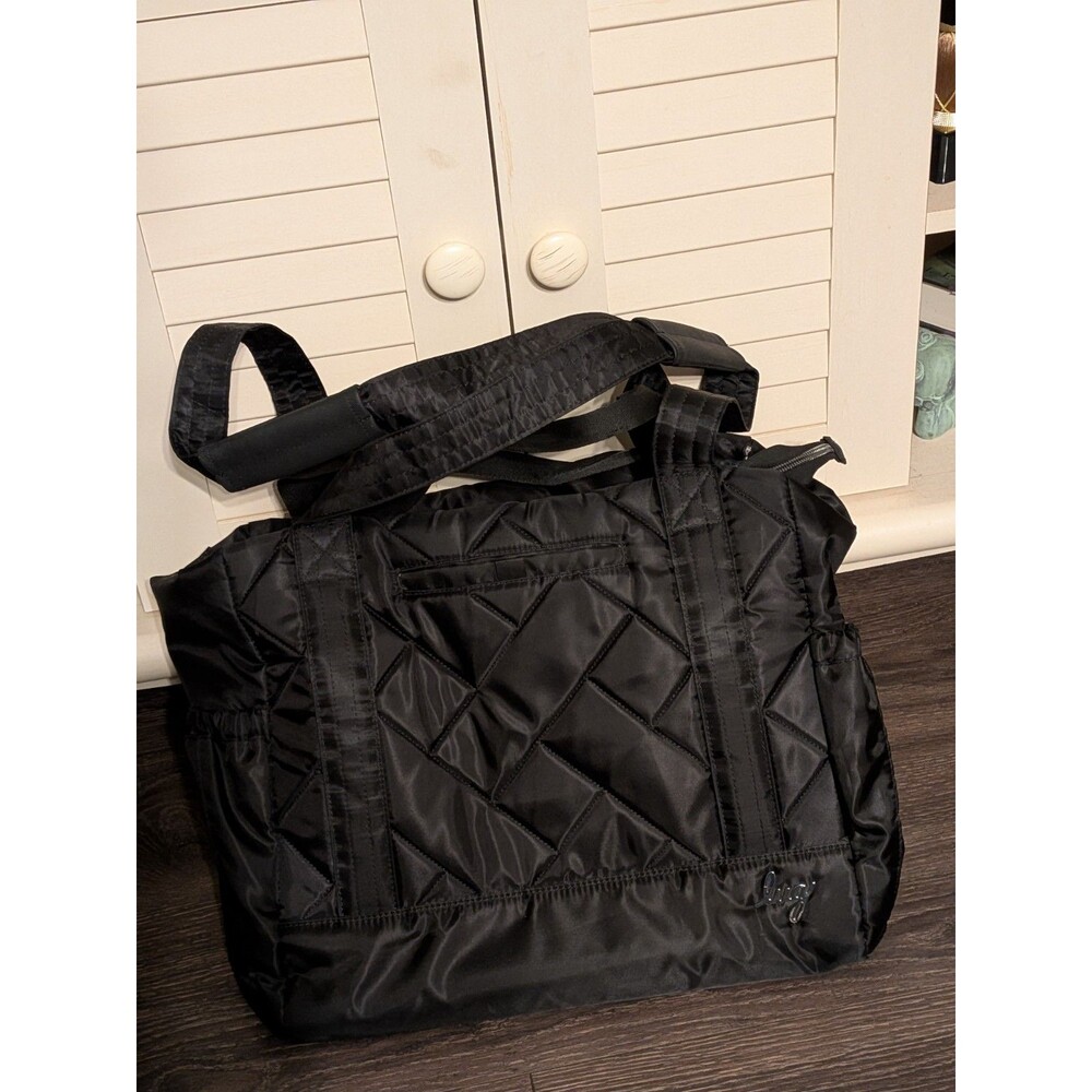 Lug Yacht Carry-All Zip-Top Tote / Color: Black / 15w x 14.5h x 6depth